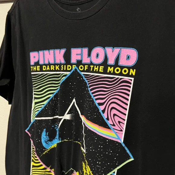 PINK FLOYD Black side of the moon T-shirt. L size. Pre owned - Picture 2 of 6